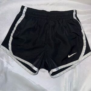 Nike Unisex Boy/Girl Toddler 4T  Black‎ White Athletic Shorts Pull-on Polyester